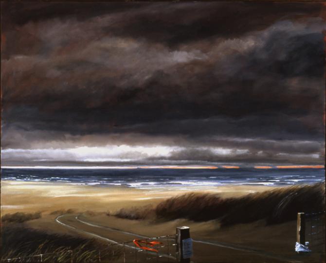'Road to the Beach', 2005, oil on canvas, 48 X 60 inches; private collection