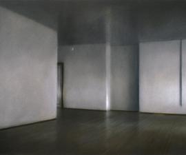 Studio Corridor #14, 1983, pastel, 14 x 22", Achenbach Foundation, Palace of the Legion of Honor, San Francisco