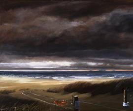 'Road to the Beach', 2005, oil on canvas, 48 X 60 inches; private collection